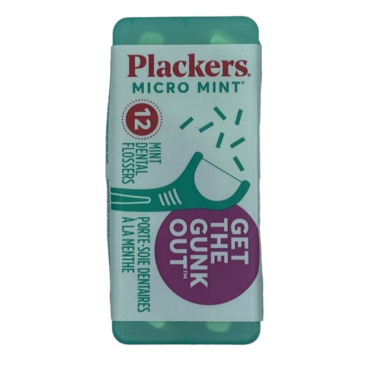 Plackers Micro Mint Flossers with Travel Case